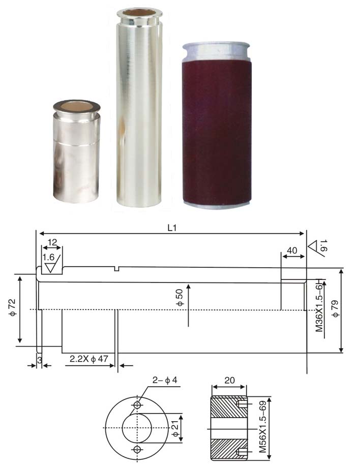 2000A触臂系列产品及尺寸结构图