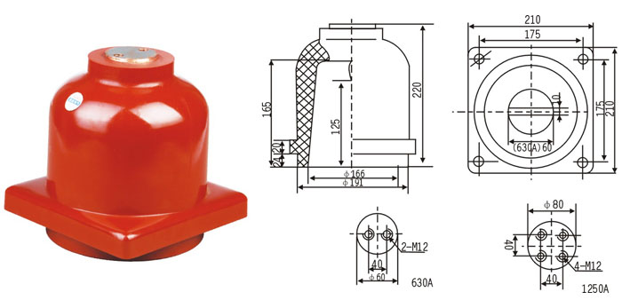 CH3-10Q触头盒的结构图