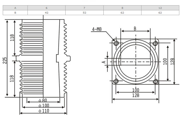 TG4-10Q套管的结构图纸
