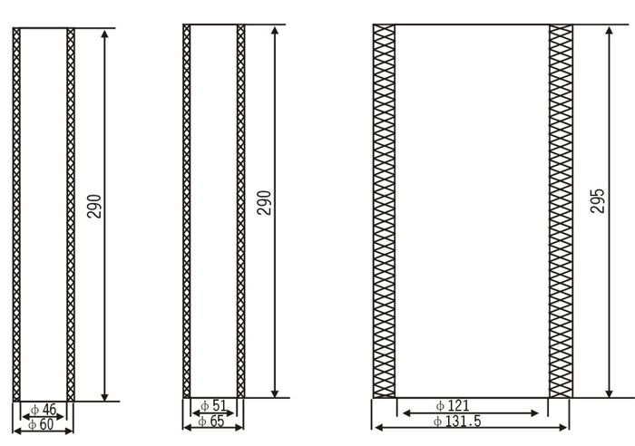 触臂套管的大小尺寸图